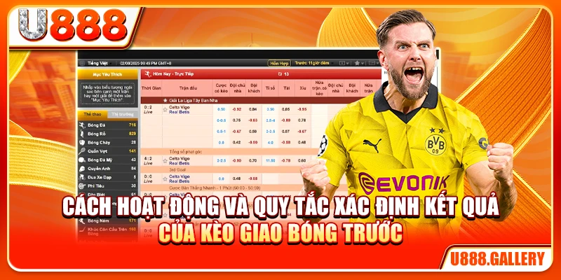 Cách hoạt động và quy tắc xác định kết quả của kèo giao bóng trước