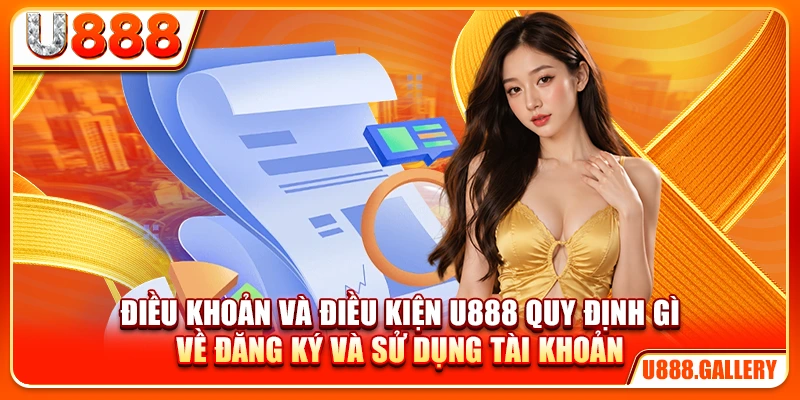 Điều khoản và điều kiện U888 quy định gì về đăng ký và sử dụng tài khoản