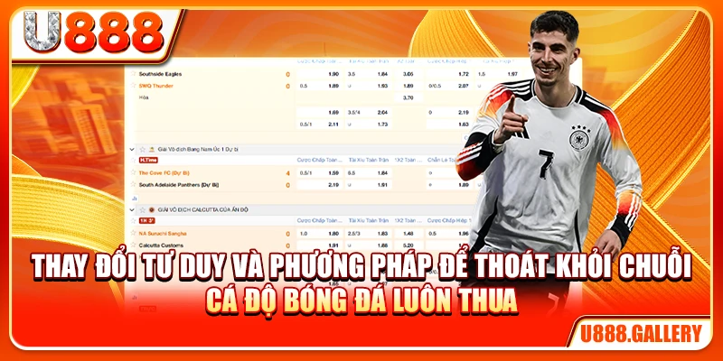 Thay đổi tư duy để thoát khỏi câu hỏi vì sao cá độ bóng đá luôn thua