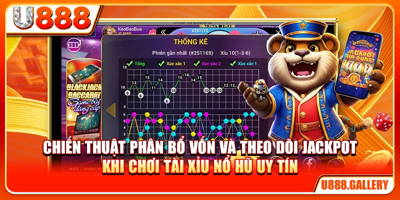 Chiến thuật phân bổ vốn và theo dõi Jackpot khi chơi tài xỉu nổ hũ uy tín