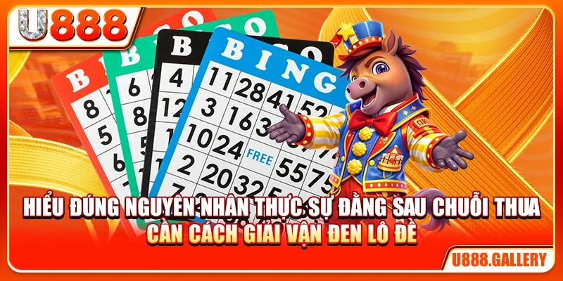 Hiểu đúng nguyên nhân thực sự đằng sau chuỗi thua cần cách giải vận đen lô đề