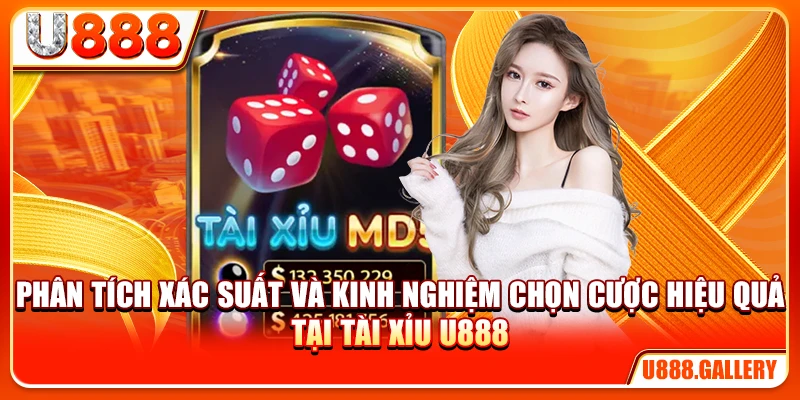 Phân tích xác suất và kinh nghiệm chọn cược hiệu quả tại tài xỉu U888