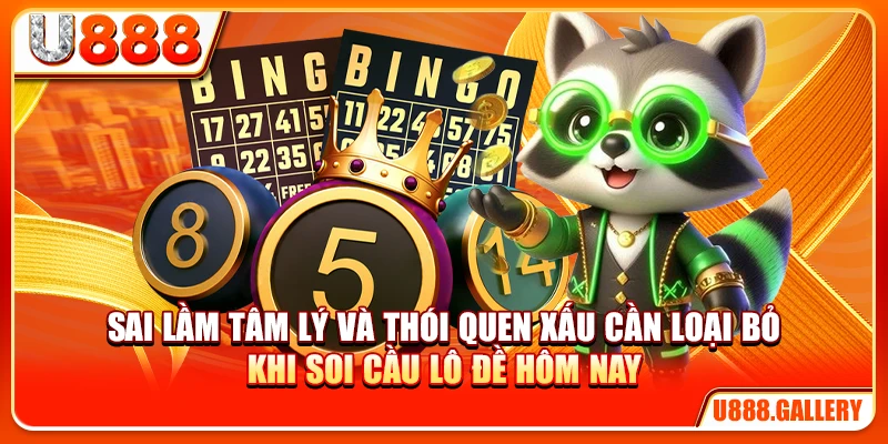Sai lầm tâm lý và thói quen xấu cần loại bỏ khi soi cầu lô đề hôm nay
